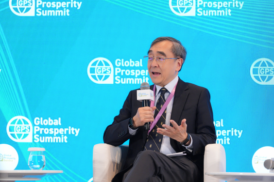 Professor Richard Wong, Provost and Deputy Vice-Chancellor of the University of Hong Kong (HKU), shared his insights on artificial intelligence (AI) as a panellist at the Global Prosperity Summit (GPS) 2025 today (20 May).